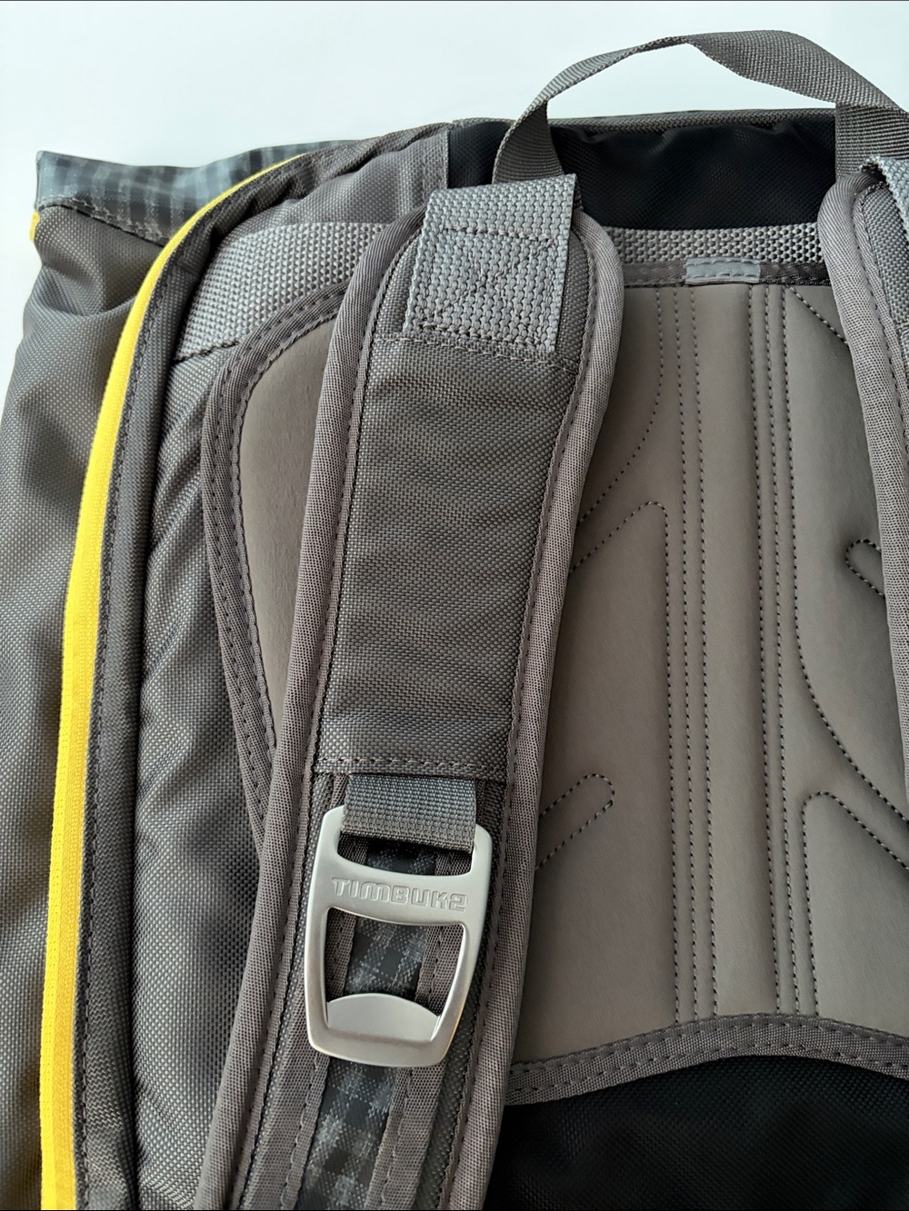 Timbuk2 Phoenix Laptop Backpack Gray Yellow - Picture 6 of 15